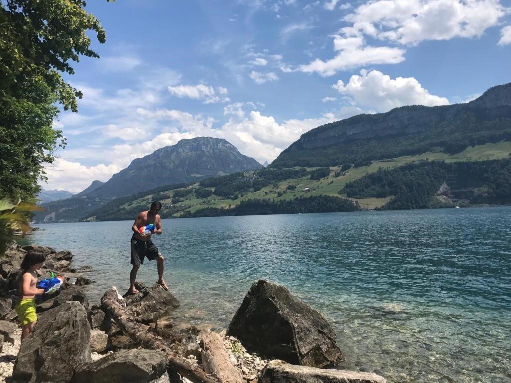 Ferienwohnungen Mit 4 Betten In Gersau Direkt Am Vierwaldstaettersee מראה חיצוני תמונה