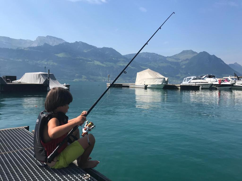 Ferienwohnungen Mit 4 Betten In Gersau Direkt Am Vierwaldstaettersee מראה חיצוני תמונה